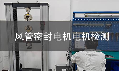 風(fēng)管密封電機(jī)檢測(cè)