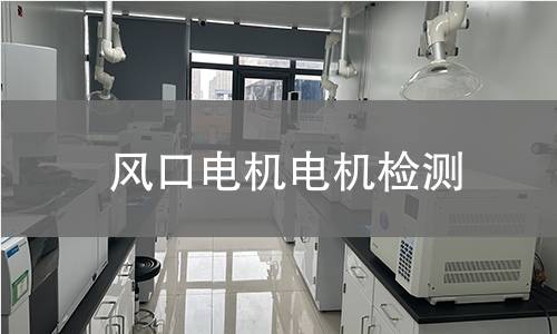 風(fēng)口電機(jī)檢測(cè)